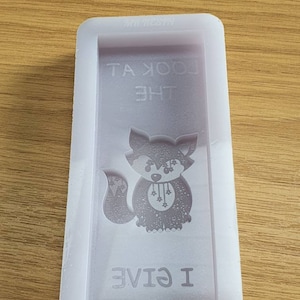 Look At The Fox I Give Fox Bar Wax Silicone Mould