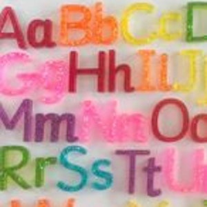 Alphabet Silicone Mould (lowercase and uppercase)