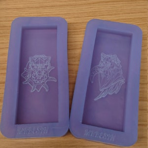Tribal Wolves Wax Bar Silicone Mould
