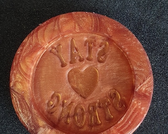 Manténgase fuerte Abrazo Simbólico Silicona Molde