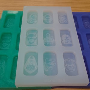 Horror / Halloween Characters HB Style Wax Melt Silicone Mould