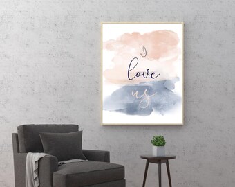 I Love Us Print | Etsy