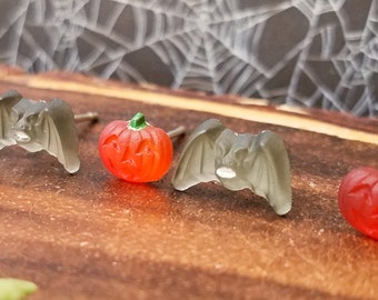 Tiny Halloween Stud Earrings