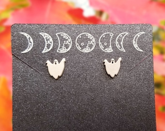 Ghost Stud Earrings