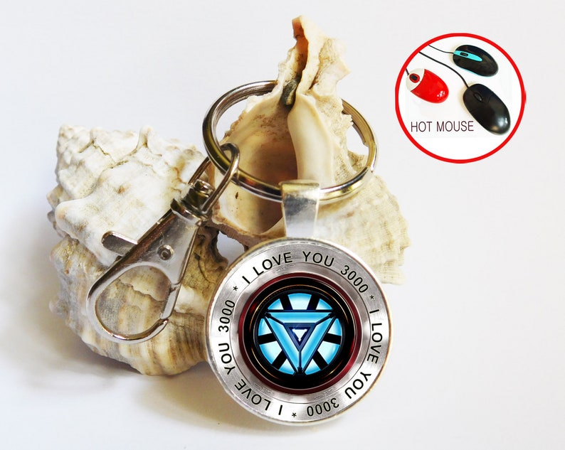 arc reactor keychain