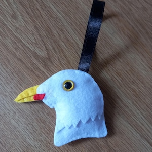Felt seagull bird Christmas bauble