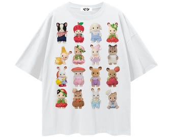 Calico Critters T-Shirt - Unisex Cotton Jersey Graphic Tee