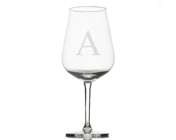 Etched Wine Glasses Personalized Wine Glasses Monogrammed Etsy