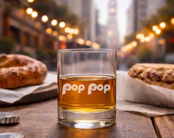 Custom Name Etched Rocks Glass – Philadelphia Baseball Fan Gift