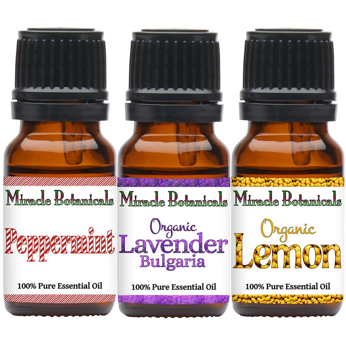 Miracle Botanicals Essential Oil Intro Set 100 Pure Etsy