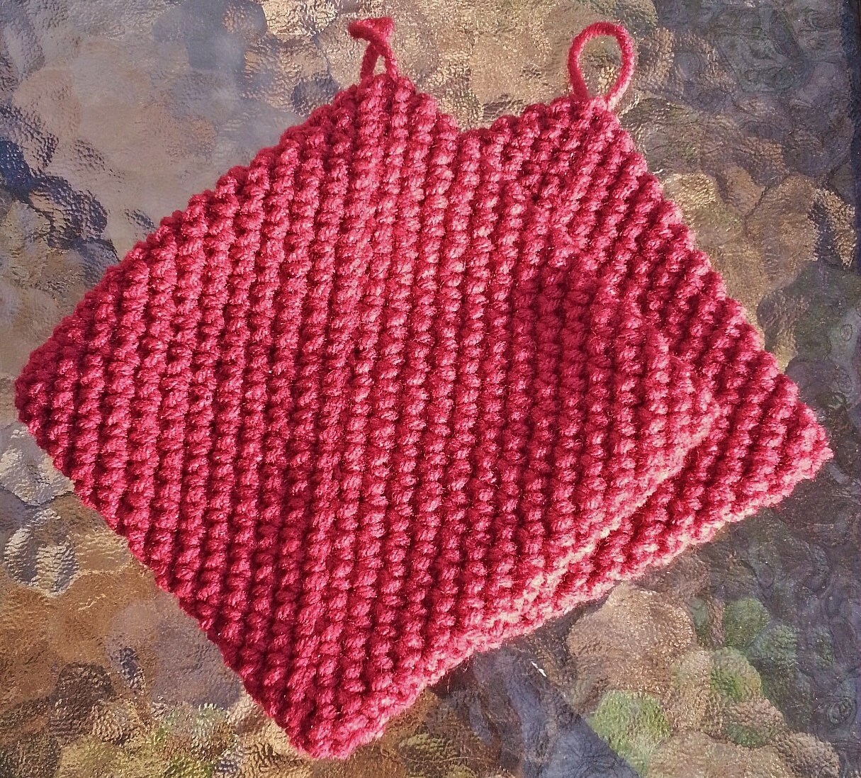 Crocheted Pot Holders set of 2 Etsy