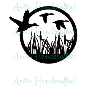 Flying ducks svg | Ducks png svg | Ducks on water | Hunting digital download | Hunting svg | Duck hunting