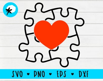 Download Free Autism Love Svg Puzzle Piece Svg Autism Svg Autism Etsy SVG Cut Files