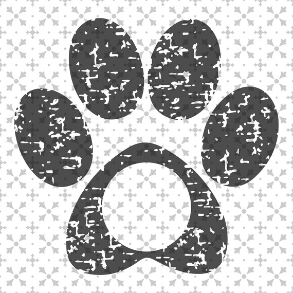 Download Free Paw Monogram Svg Paw Print Svg Monogram Paw Shirt Etsy SVG Cut Files
