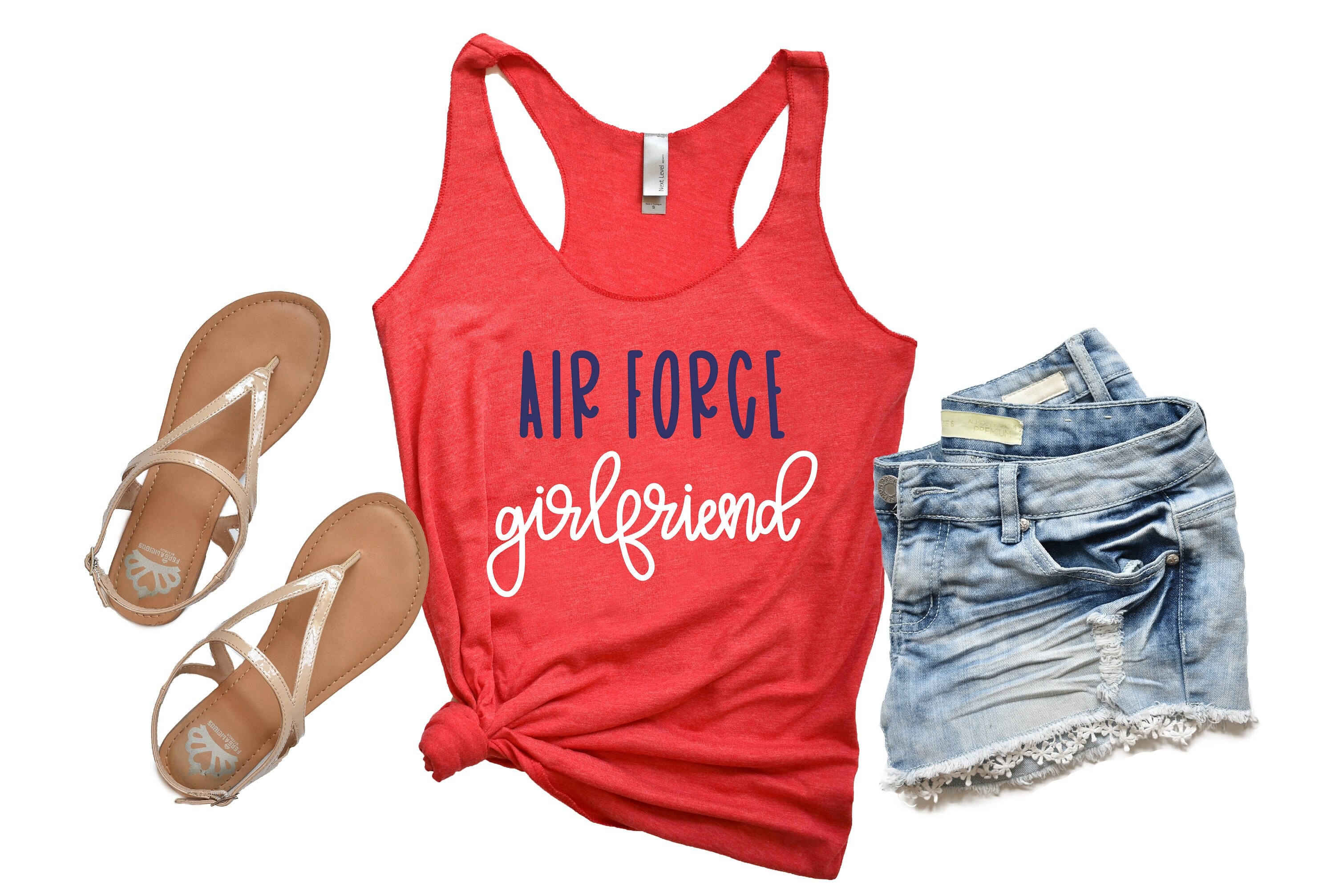 Air Force Girlfriend Svg I Love My Airman Military Pride Etsy