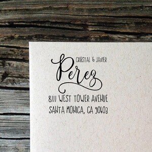 Custom Address Label, Return Labels, Custom Labels, Wedding Labels, Perez Calligraphy Return Address Labels, Custom Return Address Labels image 1