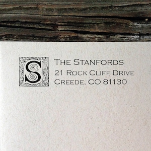 Address Stickers, Personalized, Custom Address Label, Custom Return Address Labels, Lady Boxwood Return Address Label, Wedding Address Label