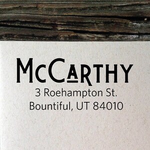 Personalisierte, benutzerdefinierte Adresse, Absender-Adresse Label, McCarthy Adressaufkleber, Hochzeit Einladung Etiketten, individuelle Adressaufkleber