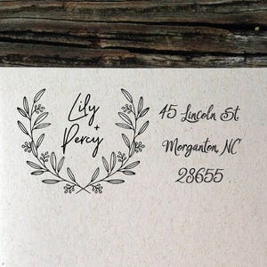 Return Address, Address Label, Wedding Labels, Wreath Return Address Labels, We&#39;ve Moved! Address Labels, Custom Return Address Labels