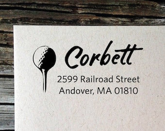 Address Label, Address Stickers, Personalized, Wedding Invitation Labels, Golf Day Calligraphy Address Labels, Custom Return Address Labels