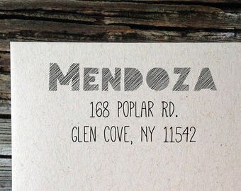 Custom Address, Return Address Label, Address Labels, Wedding Labels, Scribble Scrawl Calligraphy Address Label, Custom Return Address Label