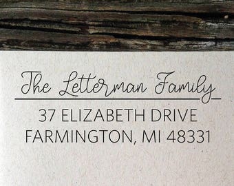 Address Stickers, Personalized, Wedding Invitation Labels, Family Calligraphy Address Labels, Custom Return Address Labels
