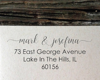 Personalized Address, Wedding Labels, Josefina Calligraphy Return Address Labels, We've Moved! Address Labels, Custom Address Labels