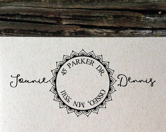 Address Label, Address Stickers, Custom Return Address Labels, Wedding Address Labels, Change of Address Labels, Mandala Custom Labels
