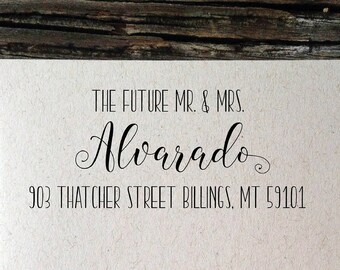 Dirección personalizada etiqueta, etiquetas de remitente personalizado, boda etiqueta de dirección, cambio de etiquetas de direcciones, Alvarado caligrafía personalizada etiqueta
