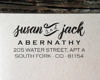 Dirección personalizada, etiqueta de dirección de retorno, costumbre volver etiquetas de dirección, Script moderna audaz dirección etiquetas, etiquetas de invitación de boda