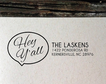Return Labels, Custom Labels, Personalized Labels,Custom Return Address Labels, Hey Y'all Return Address Labels, Wedding Personalized Labels