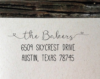 Etiquetas de dirección, Dirección de devolución, Etiquetas de dirección de devolución de caligrafía, Etiquetas de dirección de devolución de boda personalizadas, Etiquetas personalizadas de love Boat