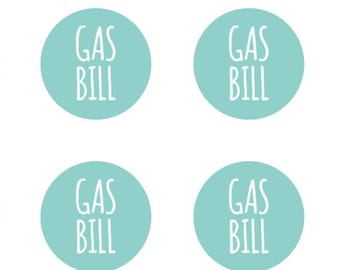 Planificador pegatinas Gas Bill pegatinas, pegatinas de Bill, etiquetas engomadas de la utilidad, Gas pegatinas, pegatinas de Bill debido, planificador Personal, pegatina de facturas