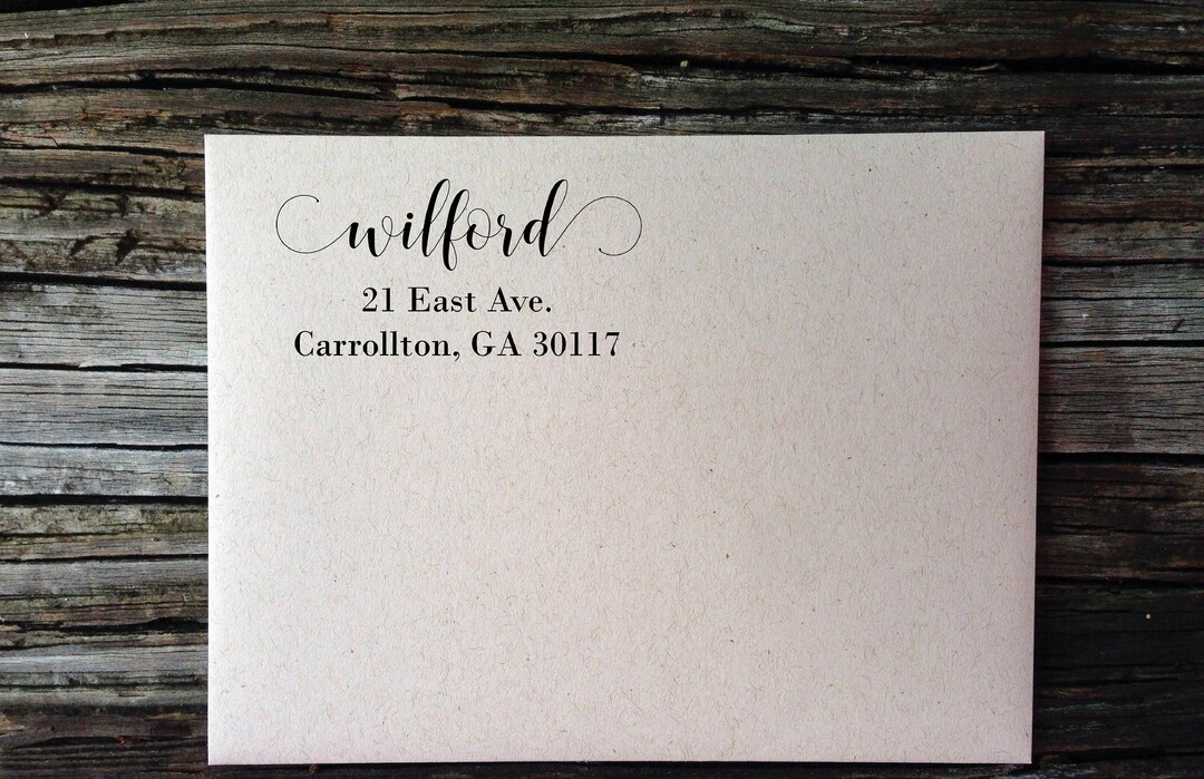 Address Label Cursive Personalized Labels, Custom Return Address Labels , Wedding Address ...