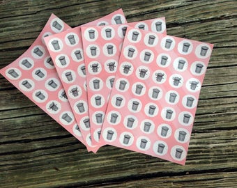 Trash Stickers, Garbage Stickers, Chores, Cleaning Stickers, Trash Can Stickers, Garbage Stickers, Planner Stickers, Take out the Trash