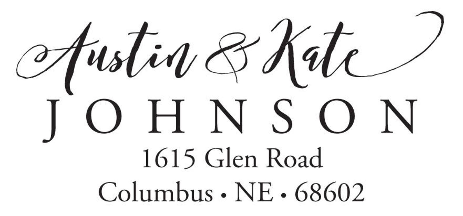 Return Address Label, Address Labels, New Home Calligraphy Return ...