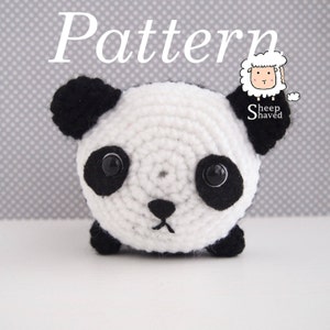 Panda Plant Buddy Crochet Made