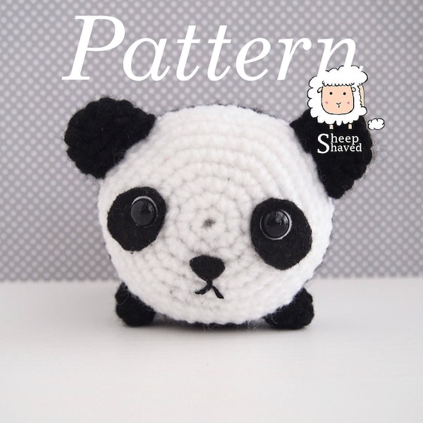 Panda Pattern| Crochet Pattern| Easy Crochet Pattern| DIY Panda| Panda Doll| Amigurumi Pattern| Cute Panda| Handmade Panda