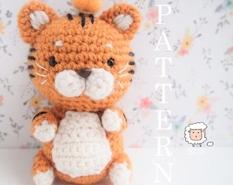 Crochet Tiger Pattern: Lunar New Year Amigurumi (PDF Pattern)