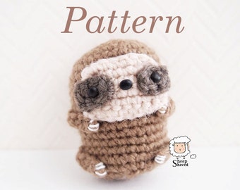 Amigurumi Mini Sloth Pattern (PDF format)