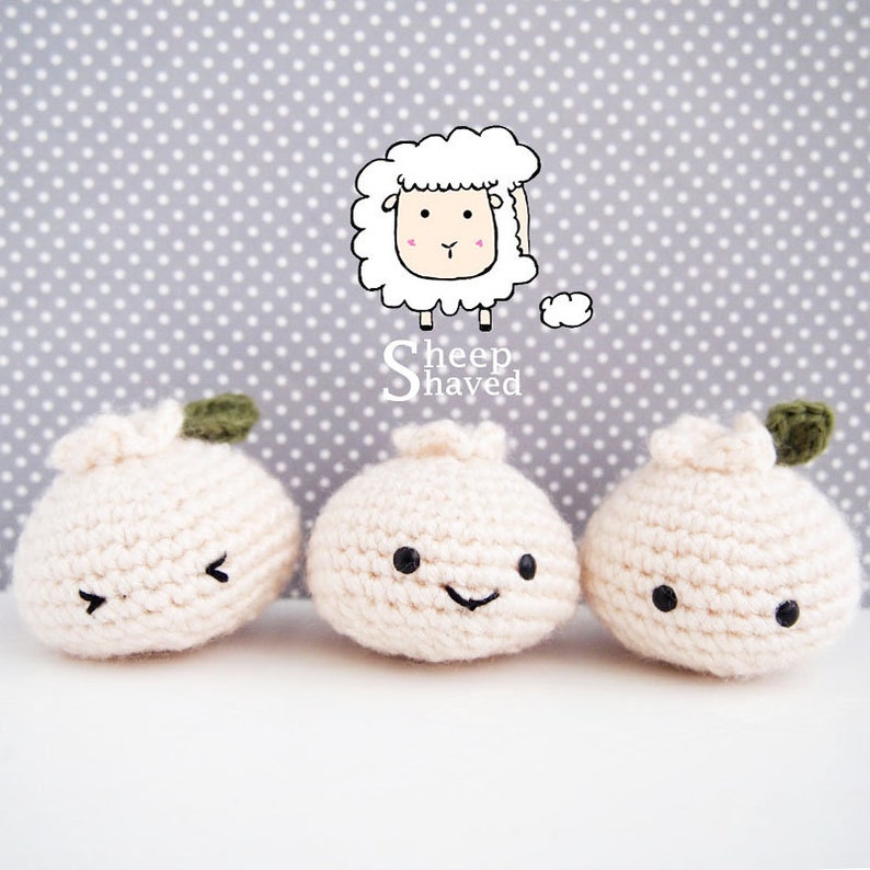 Dumpling Pattern Crochet Pattern Cute Crochet Food Etsy