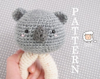 Easy to Follow Crochet Amigurumi Koala Rattle Pattern