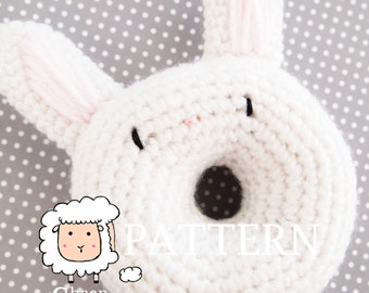 Crochet Rabbit Donut Amigurumi Toy PDF PATTERN only