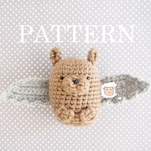 Mini Bat Amigurumi Crochet Accessory Pattern