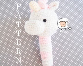DIY Unicorn Amigurumi Rattle Pattern