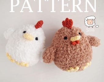 Amigurumi Fluffy Chicken PATTERN (PDF file)