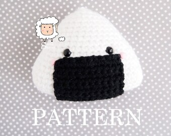 Onigiri Amigurumi Crochet Pattern