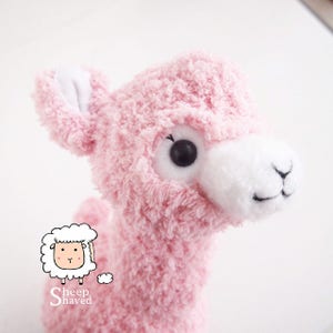 DIY Crochet Fluffy Alpaca Amigurumi Pattern PDF format image 2