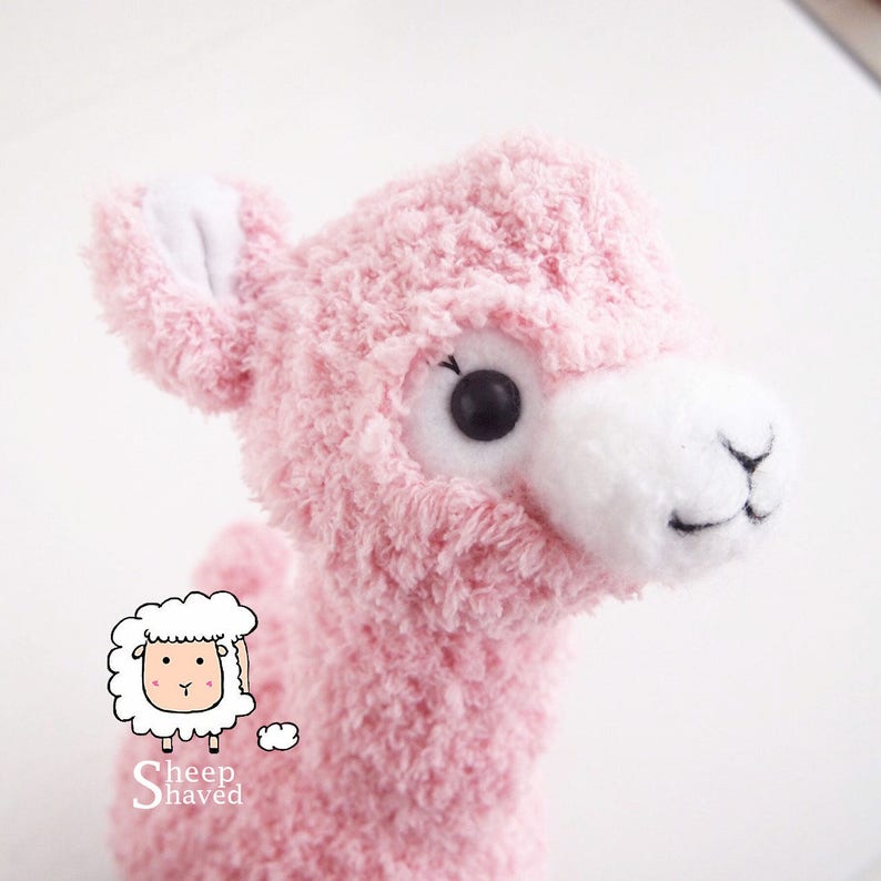 DIY Crochet Fluffy Alpaca Amigurumi Pattern PDF format image 2