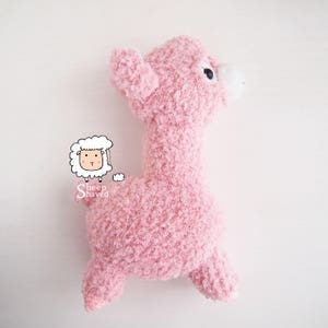 DIY Crochet Fluffy Alpaca Amigurumi Pattern PDF format image 4